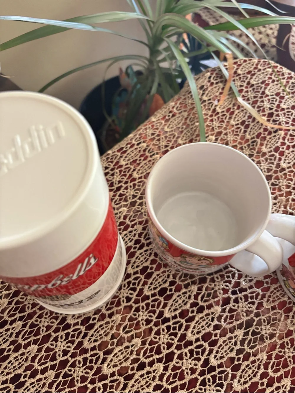 Campbell's Red & White Soup Mug and Shaker Set - Retro Kitchen Drinkware